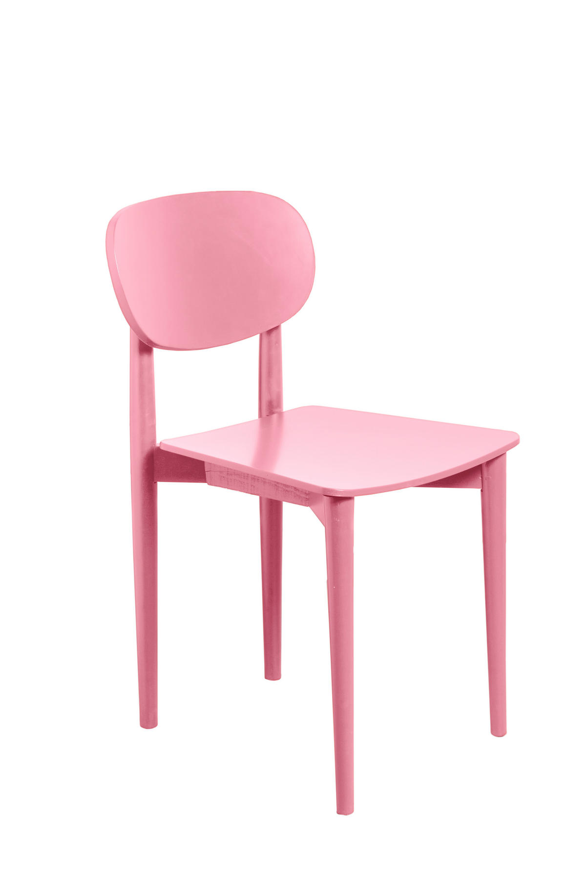 STUHL aus massivem Buchenholz in Rosa SANDRO - Pink, Holz (43/80/50cm) - RNT By Really Nice Things