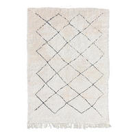 BERBERTEPPICH authentisch handgefertigt 140x 200 cm - Beige, Naturmaterialien (140/200cm) - AFK Living