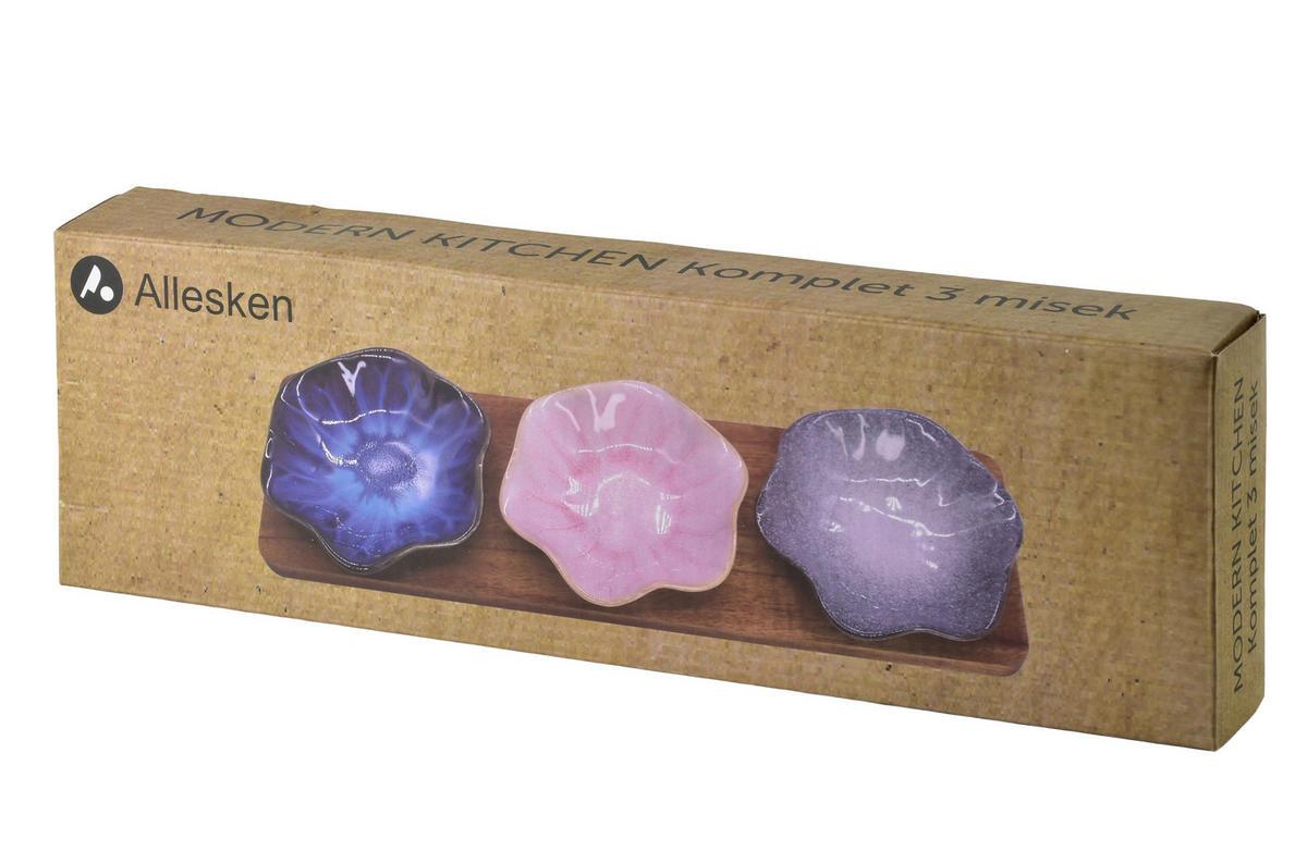 SERVIERSCHALEN Modern Kitchen Multicolor 32.5/10/4.5 cm Porzellan - Multicolor, Keramik (10/4.5/32.5cm) - Mondex