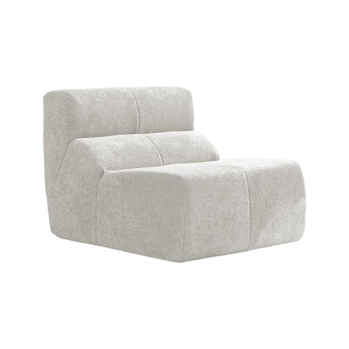 SESSEL DE-35245 wolkenweich Weiß - Weiß, Textil (93/79/109cm) - ComfortXL