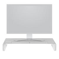 MONITORSTÄNDER Tower weiß 58/8/24 cm - Weiß, Metall (58/24/8cm) - Yamazaki