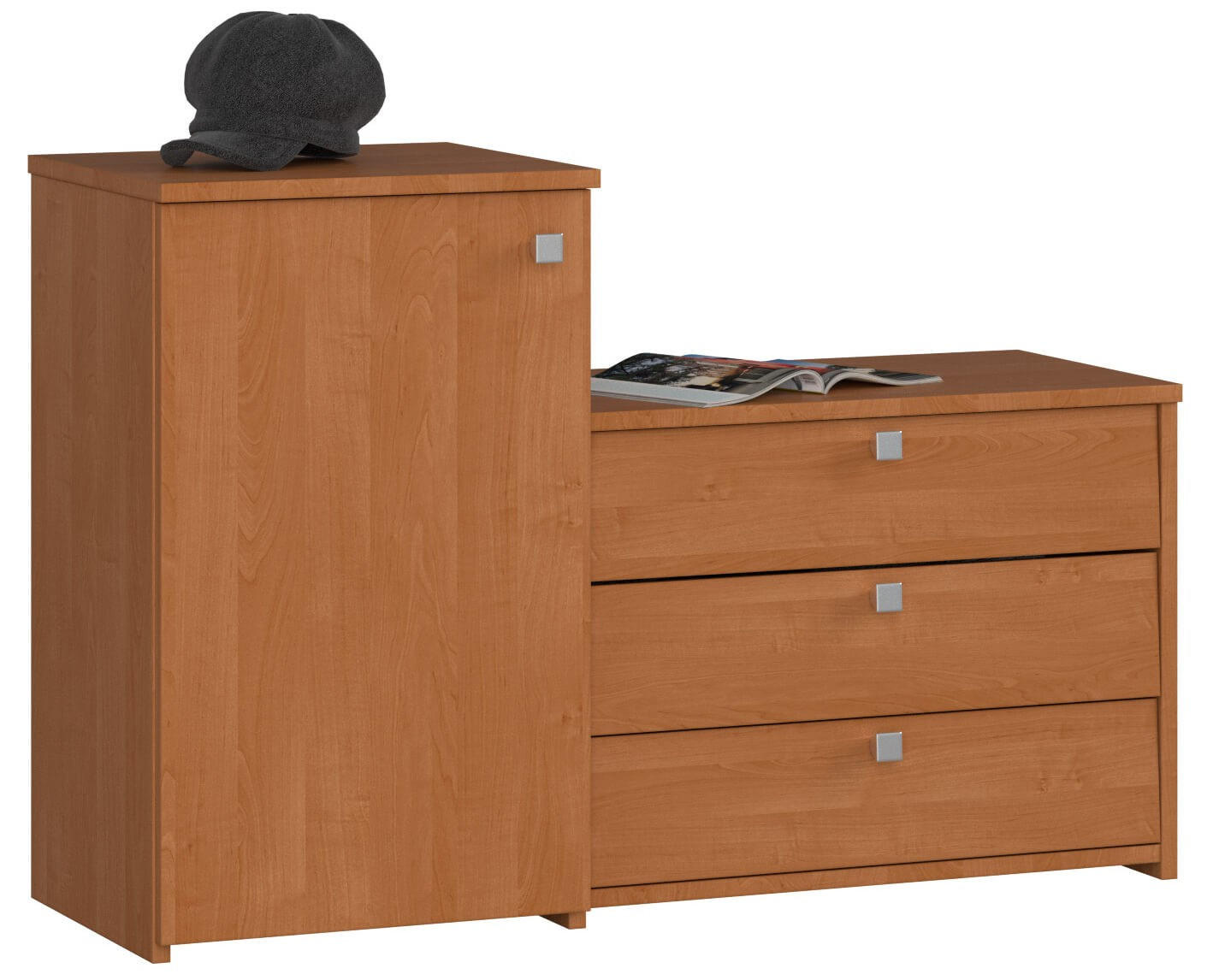 RAUMHIRSCH FURNITURE SKŘÍŇ NA BOTY v barvě olše 68/98,4/33