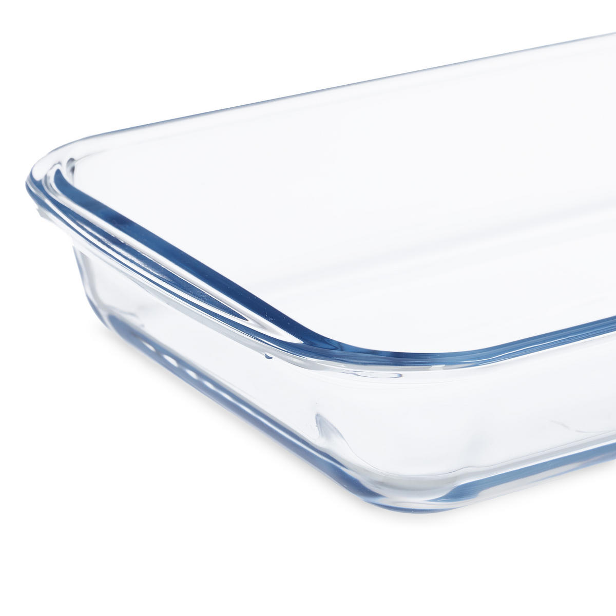 2-TLG.AUFLAUFFORM-SET - Transparent, Glas (17.5/29.5/5cm) - Relaxdays