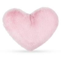HERZKISSEN Plüschig Rosa - Rosa, Textil (30/40cm)