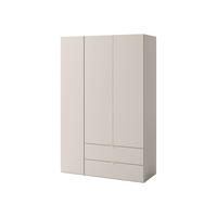 KLEIDERSCHRANK Sigma 3D2S SG01 - Kaschmir, Holzwerkstoff (130/201/55cm) - MIRJAN24