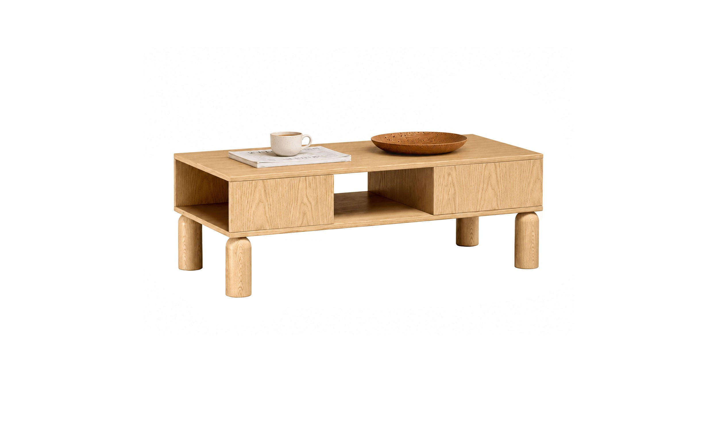 Lookway Couchtisch Eiche 110x36.8x50 cm