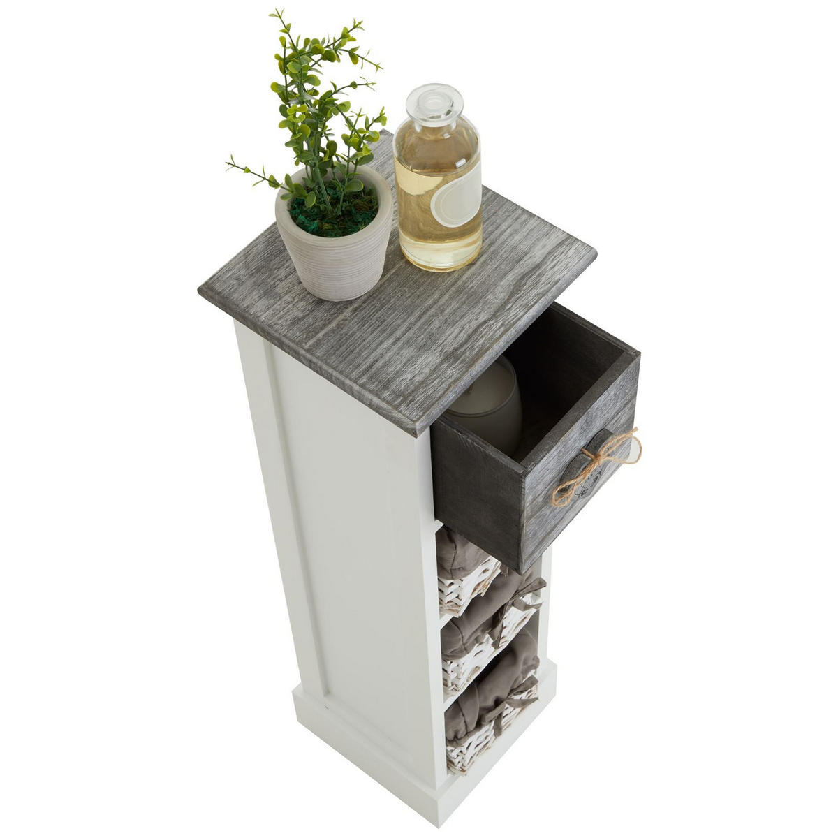 KOMMODE FLOWER - Weiß, Holz (20/70/20cm) - CARO-Möbel