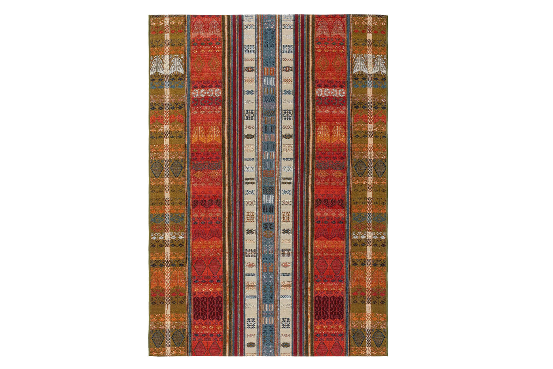TEPPICH In- & Outdoor-Teppich Artis Bunt - Multicolor, Kunststoff/Textil (120/1cm) - KUNSTLOFT