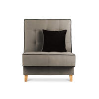 KLAPPSESSEL DOZER einem kleinen Bettkasten, Beige - Beige, Textil (80/94/93cm) - KONSIMO®