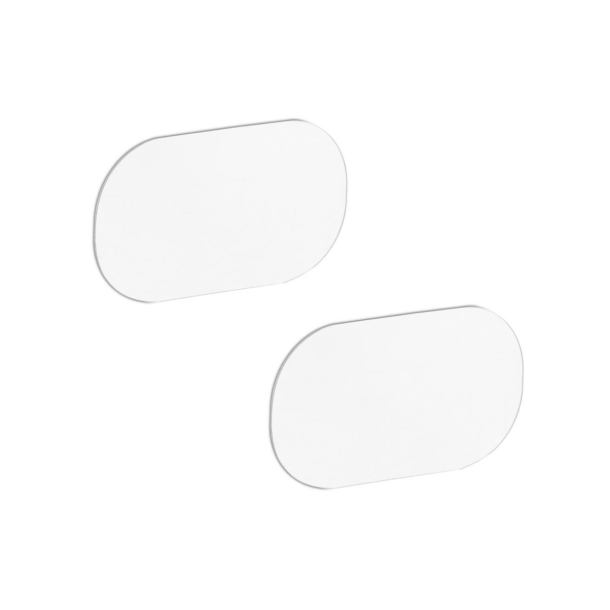 2xKOSMETIK-ORGANIZER - Transparent, Kunststoff (20.5/10.5/9.5cm) - Relaxdays