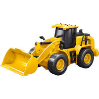 RC-BULLDOZER Auto mit Batterien und Fernbedienung steuerbar in alle Richtungen Schaufel steuerbar inkl USB Ladekabel und ausbaubarem Akku - Gelb, Kunststoff (10/24/8.6cm) - Northpoint