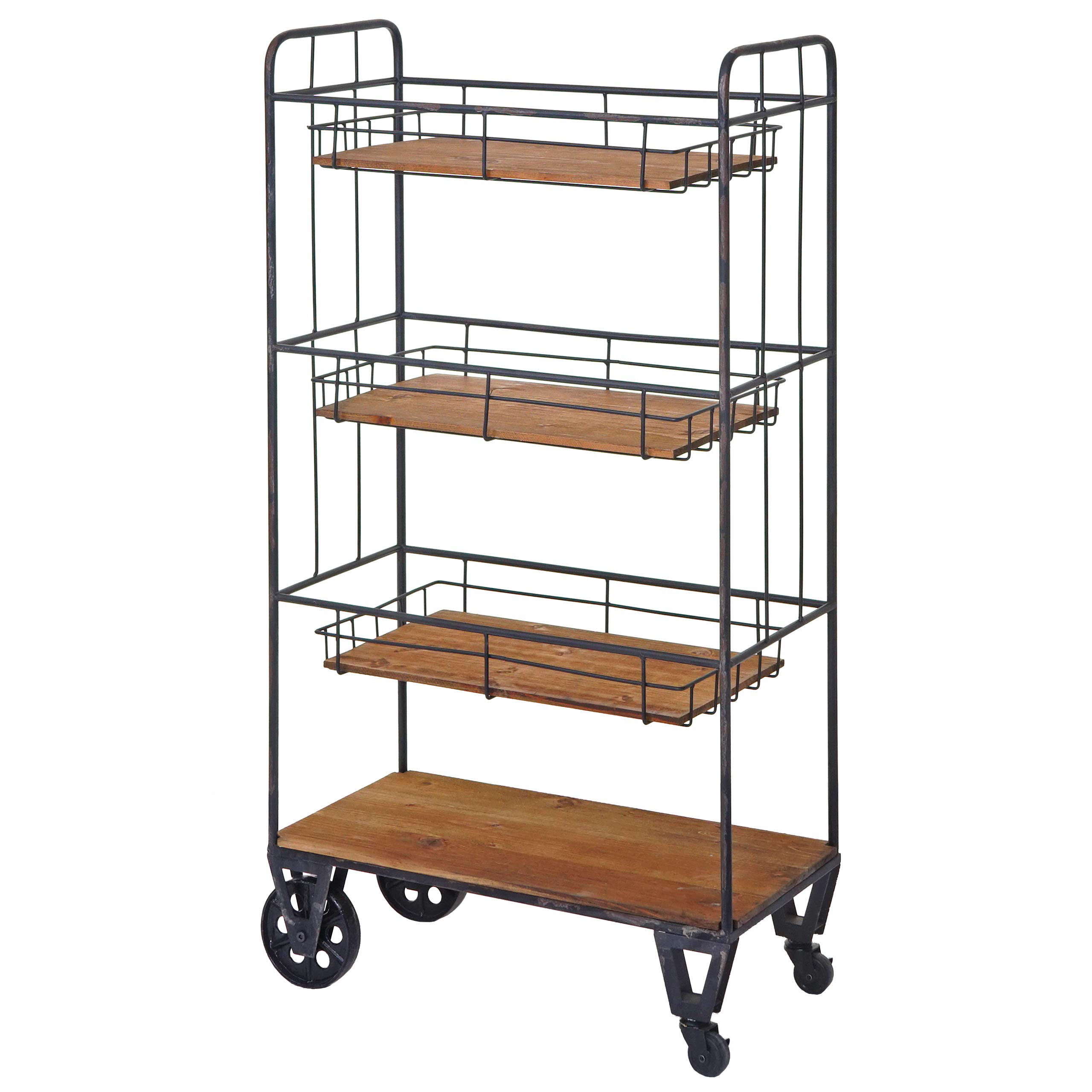 SERVIERWAGEN Braun - Braun, Holz (67/120/32cm) - MCW