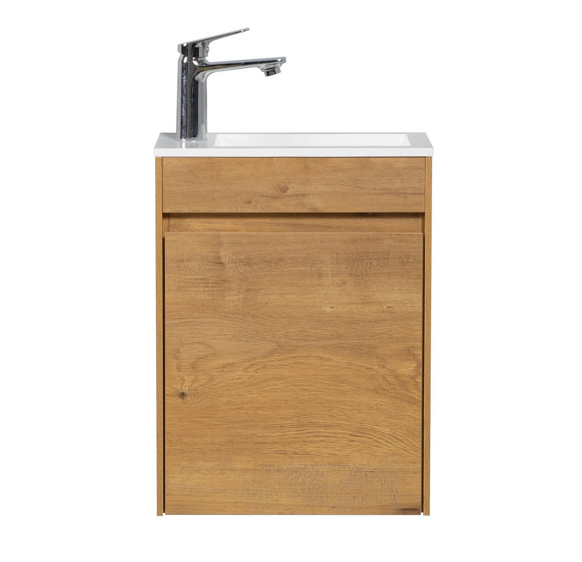 GÄSTE-WC-MÖBELSET Sinta 2 Teile Eiche - 40 x 22 x 54 cm - Eichefarben, Holz (40/54/22cm) - Badplaats