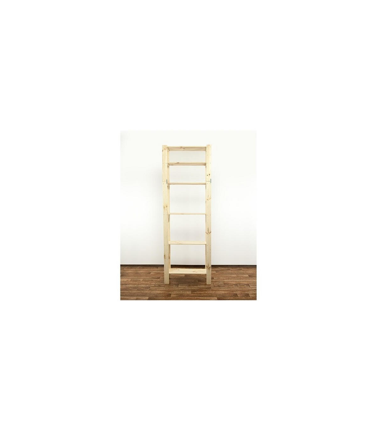 HOLZREGAL WOODLAND 230x80x30cm 6 Fachboden Kiefernholz Natur - Naturfarben, Holz (80/230/30cm) - PROREGAL