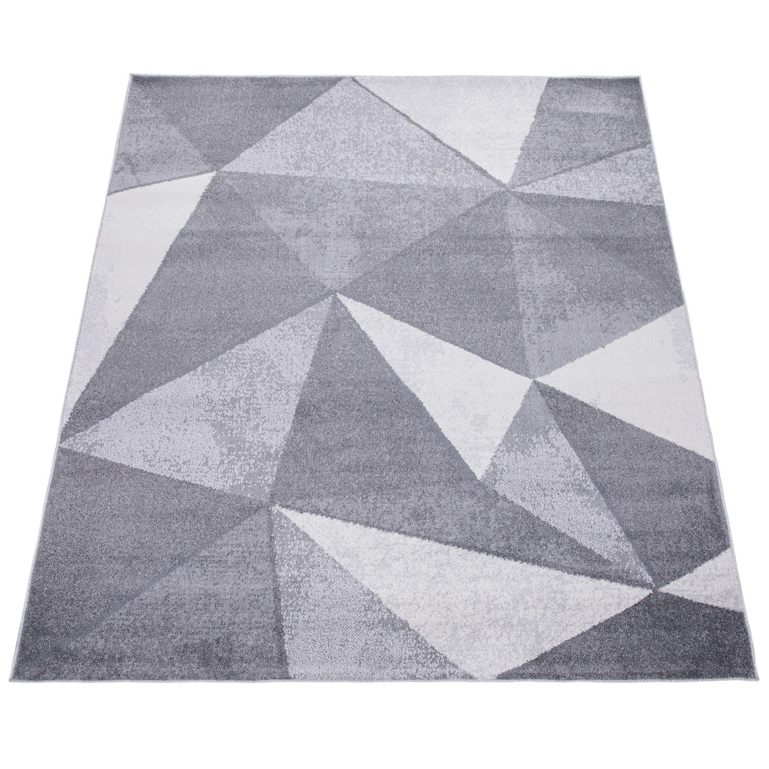 Paco Home Kurzflorteppich Grau 200x280 cm