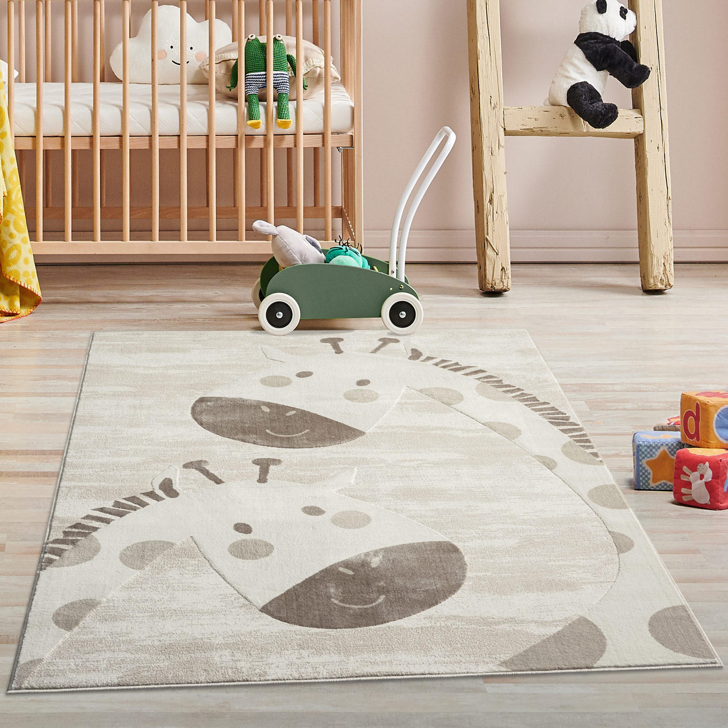 KINDERTEPPICH Mara 719 Creme 120x160 cm - Beige/Creme, Textil (120/160cm) - carpet city