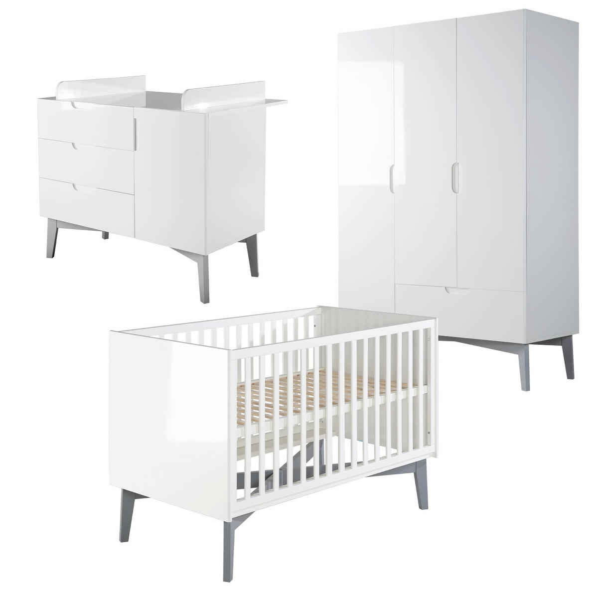 Möbel Babyzimmer Weiss shops Retro XXXLutz