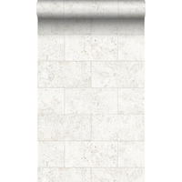 TAPETE Stein-Optik 53 cm x 10.05 m - Weiß, Papier (53/1000cm) - Origin Wallcoverings