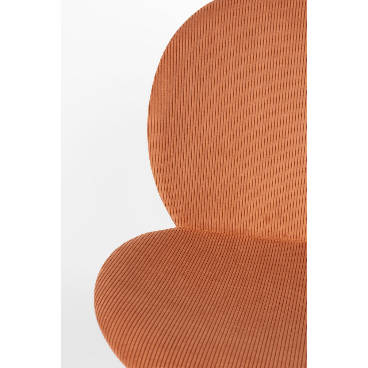 ESSZIMMERSTUHL Bonnet Terra - 2 er Set - Orange, Textil (45/84/53cm) - Zuiver