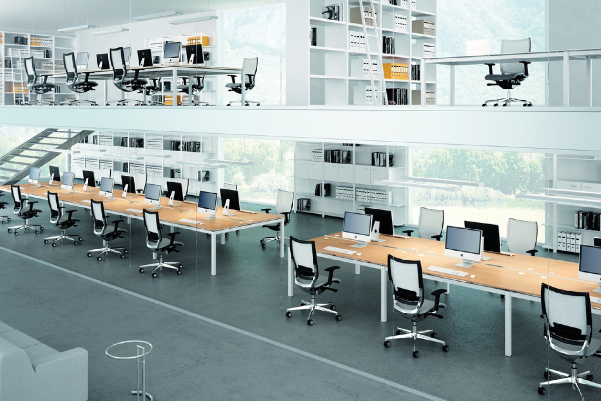 Bueroplanung Großraum Büro