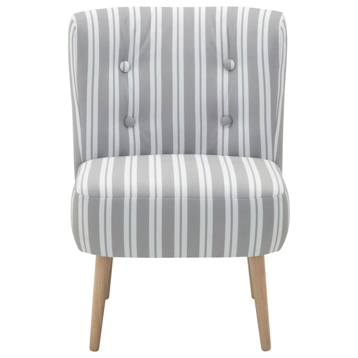 POLSTERSESSEL Kamle Flachgewebe hellgrau - Hellgrau, Kunststoff (58/78/68cm) - 58aufmkessel