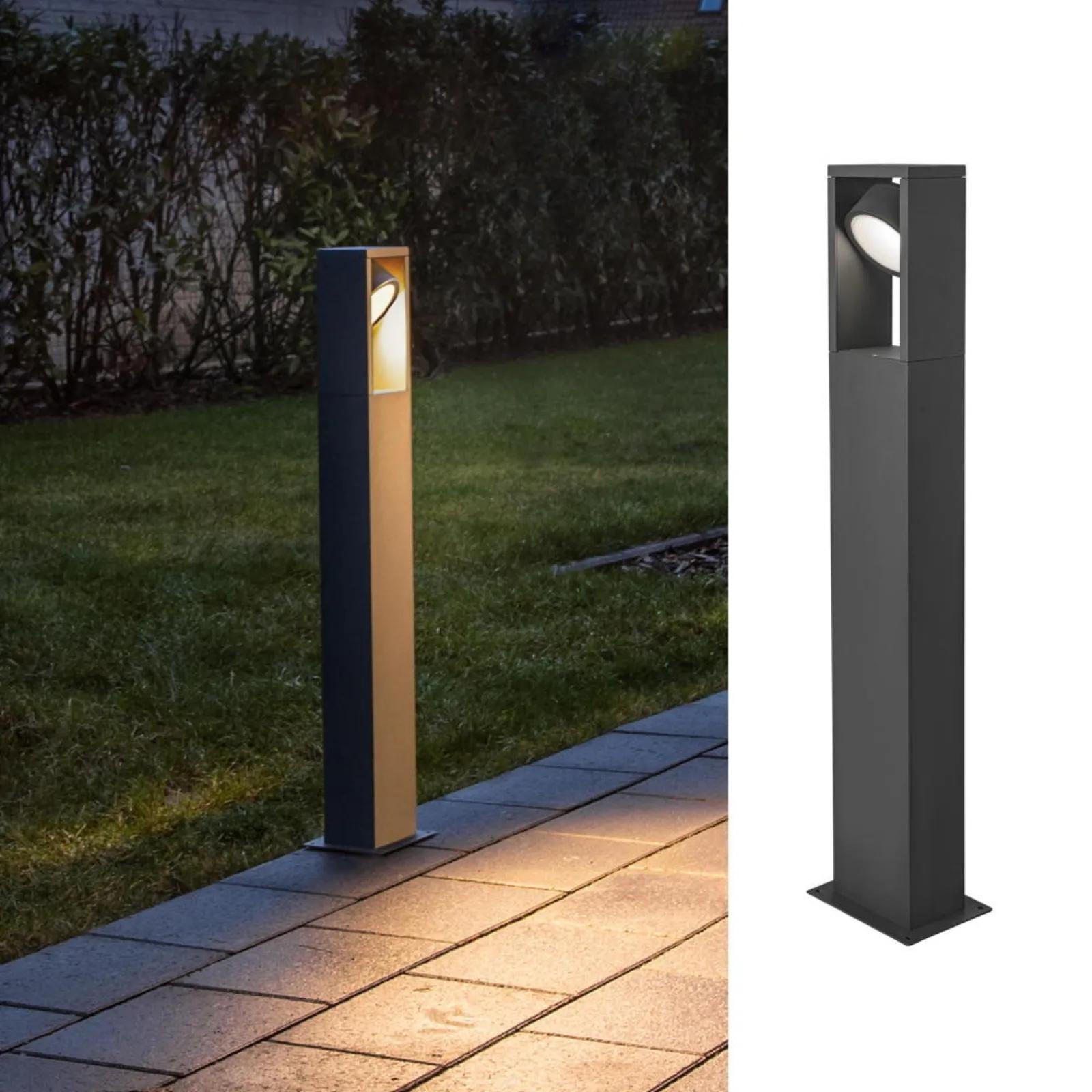 WEGELEUCHTE Eskina Anthrazit - Anthrazit, Metall (7.3/7.3/75cm) - SLV