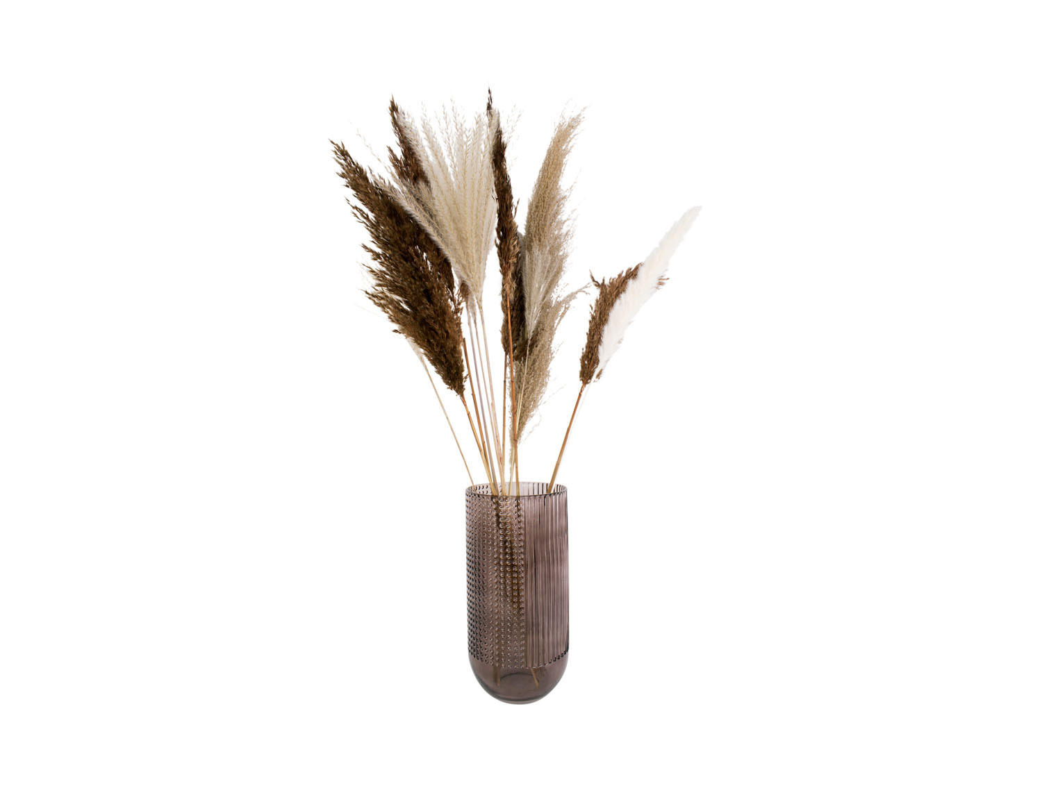 VASE Attract Braun 15/15/30 cm - Braun, Glas (15/30cm) - Present Time