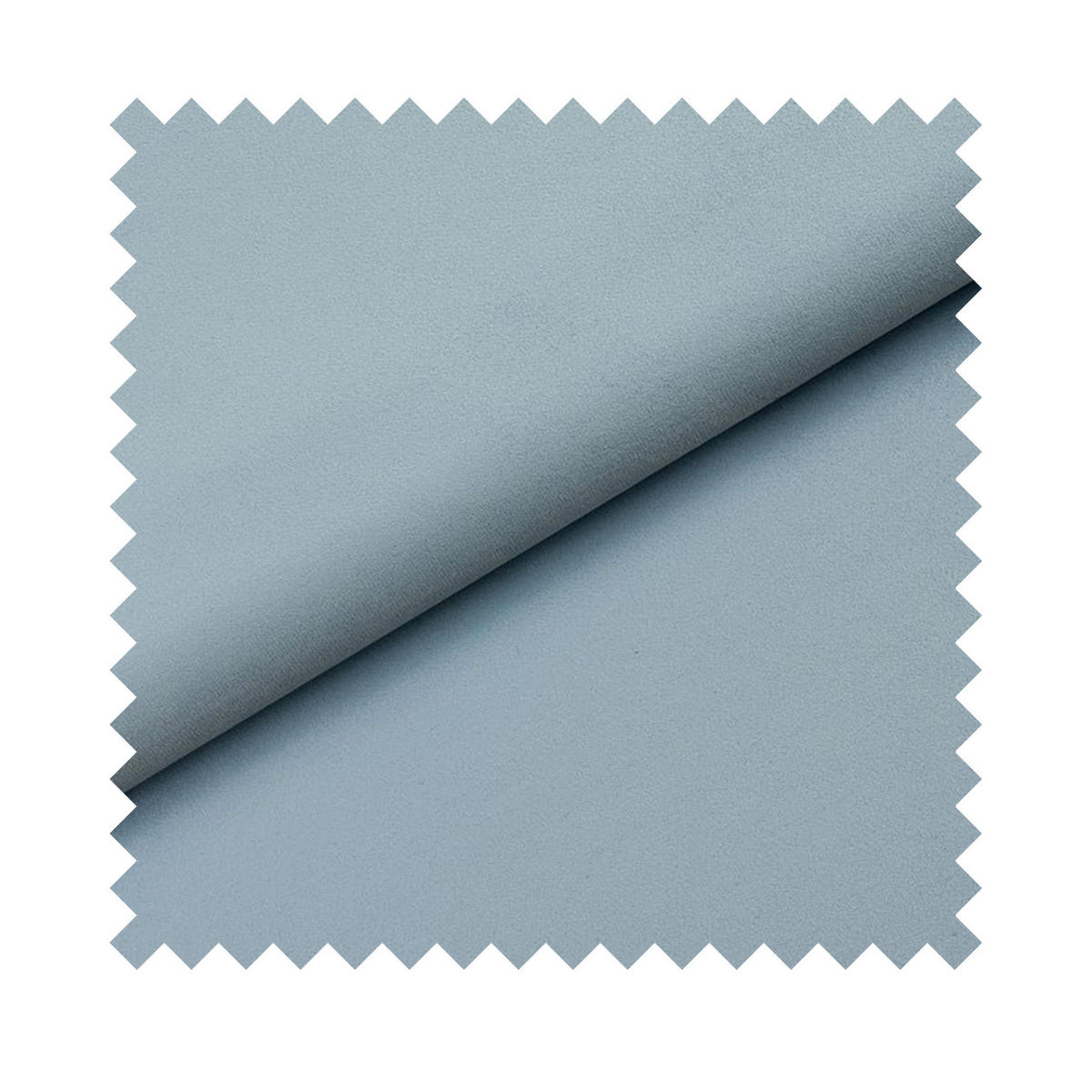 ECKSOFA Ovo Hellblau mit wasserabweisendem Samtbezug - Schwarz/Hellblau, Kunststoff/Textil (165/260cm) - Selsey