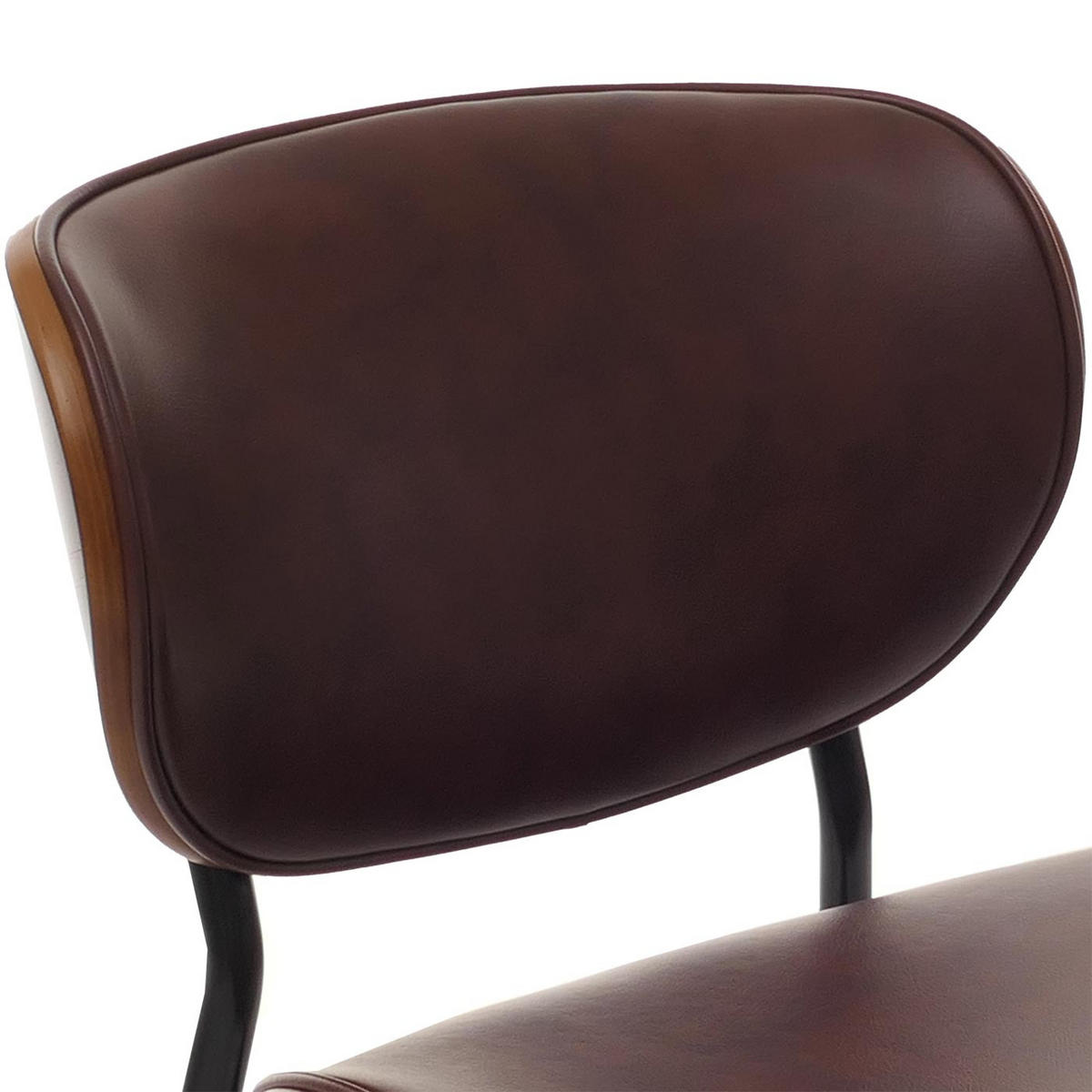 ESSZIMMERSTUHL Walnuss Dekor, Braun - Walnussfarben/Braun, Textil (50/80/51cm) - MCW