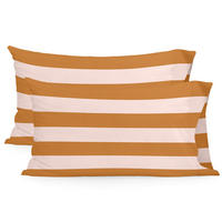 KISSENBEZUG breton 50x75 cm (x2) orange - Orange, Textil (50/75cm) - Happy Friday