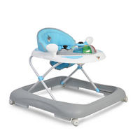 LAUFHILFE Sharky blau höhenverstellbar, Spielcenter mit Musik, Licht - Blau, Kunststoff (64/55/68cm) - Moni