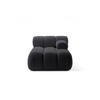CHAISELONGUE rechts Bellis aus Boucle graphit - Graphitfarben, Textil (94/70/155cm) - Micadoni