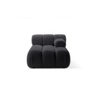 CHAISELONGUE rechts Bellis aus Boucle graphit - Graphitfarben, Textil (94/70/155cm) - Micadoni