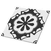 FLIESENAUFKLEBER 9 Stück 30x30 cm selbstklebend Geometrisches Muster - Grau, Textil (30/1.6/30cm) - TULUP