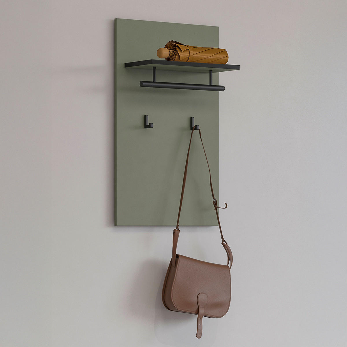 EINGANGSMÖBEL Lilia Grün - Grün, Holzwerkstoff (40/70/20cm) - Petits-meubles