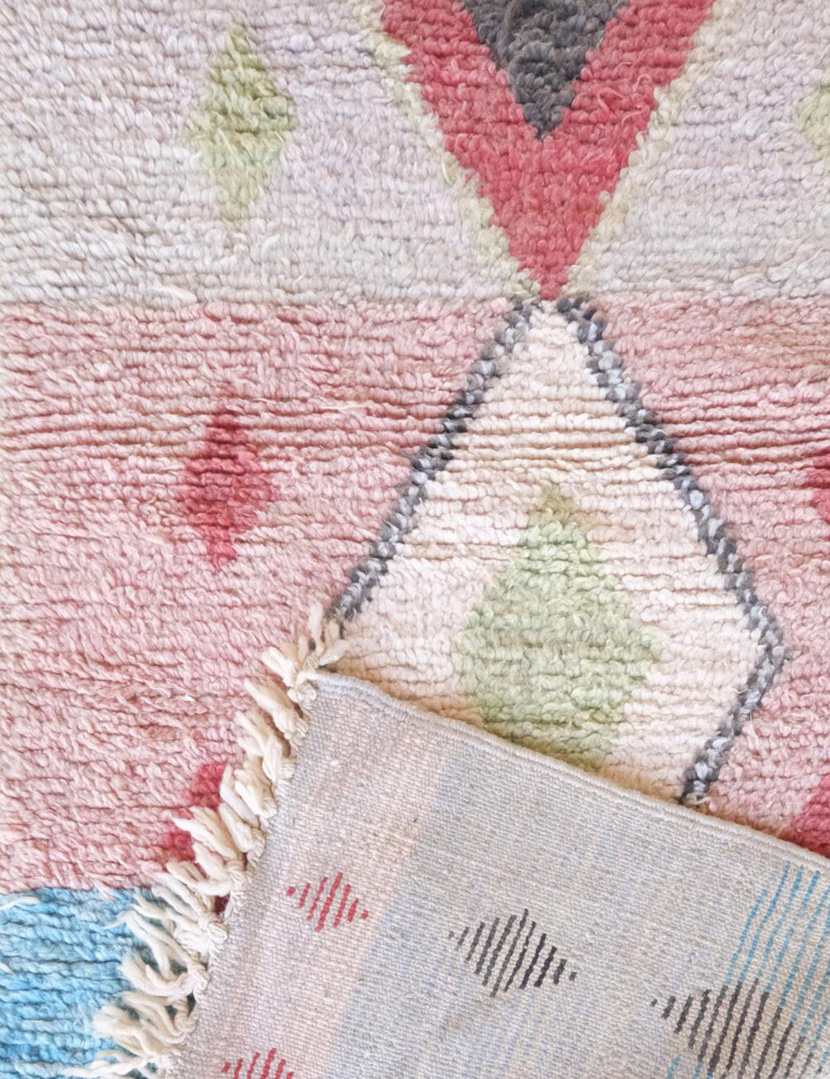 BERBERTEPPICH aus reiner Wolle 89x 492 cm - Multicolor, Naturmaterialien (89/492cm) - AFK Living