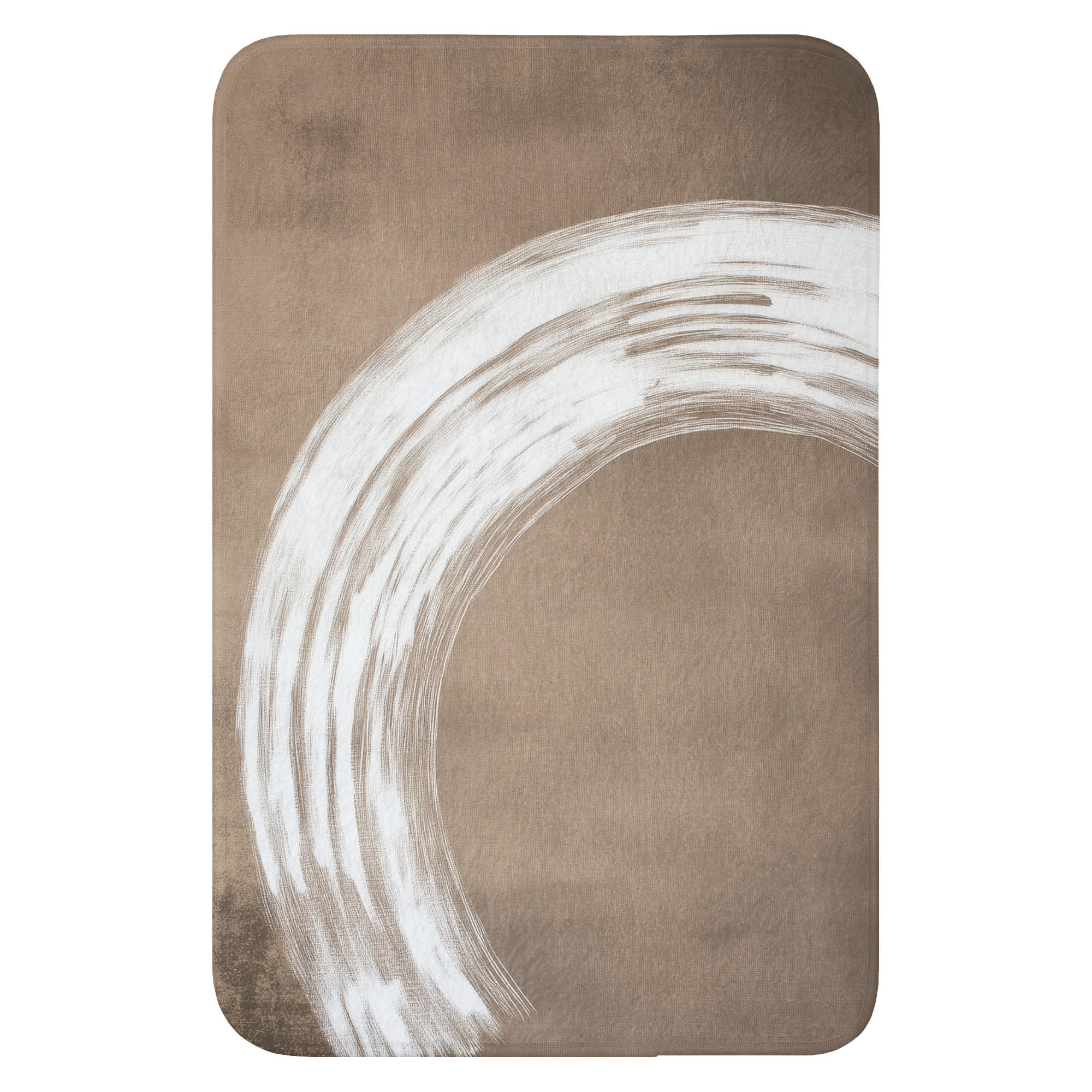 OnlyWow WC PŘEDLOŽKA Barva - hnědá - Japandi 40x60 cm