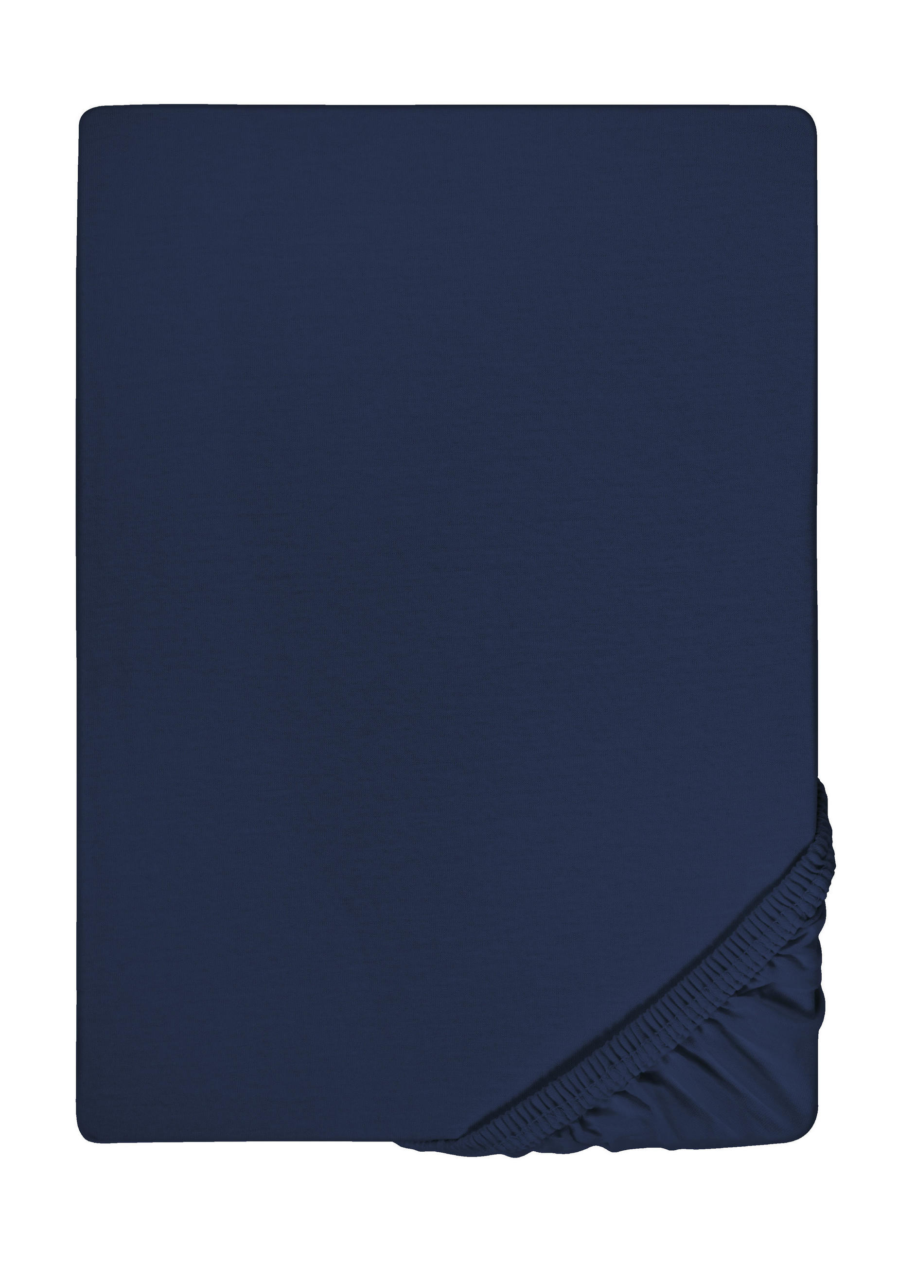biberna Spannbetttuch Dunkelblau 200x200 cm