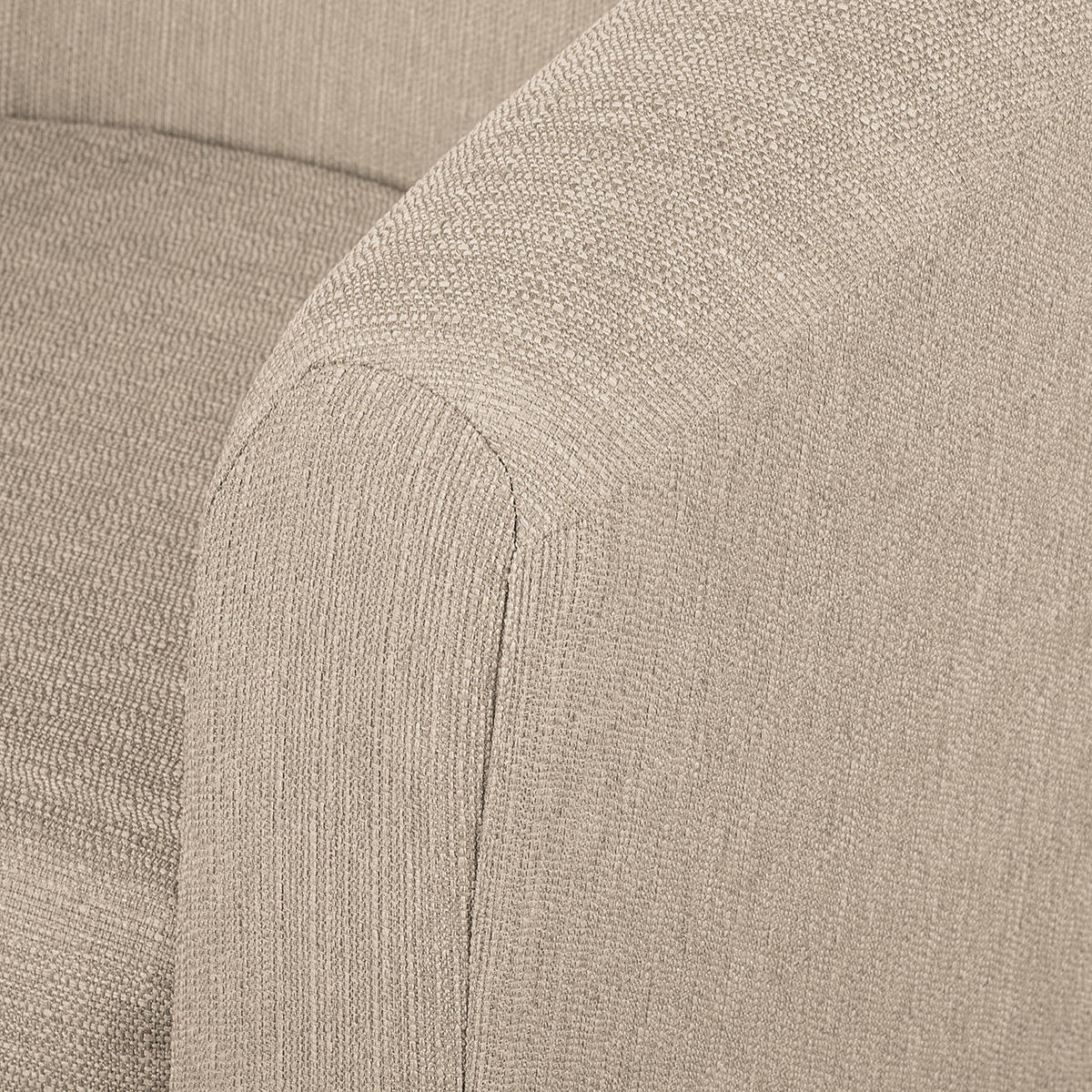 SESSEL - Webstoff - Cappuccino, Textil (79/75/70cm) - home24