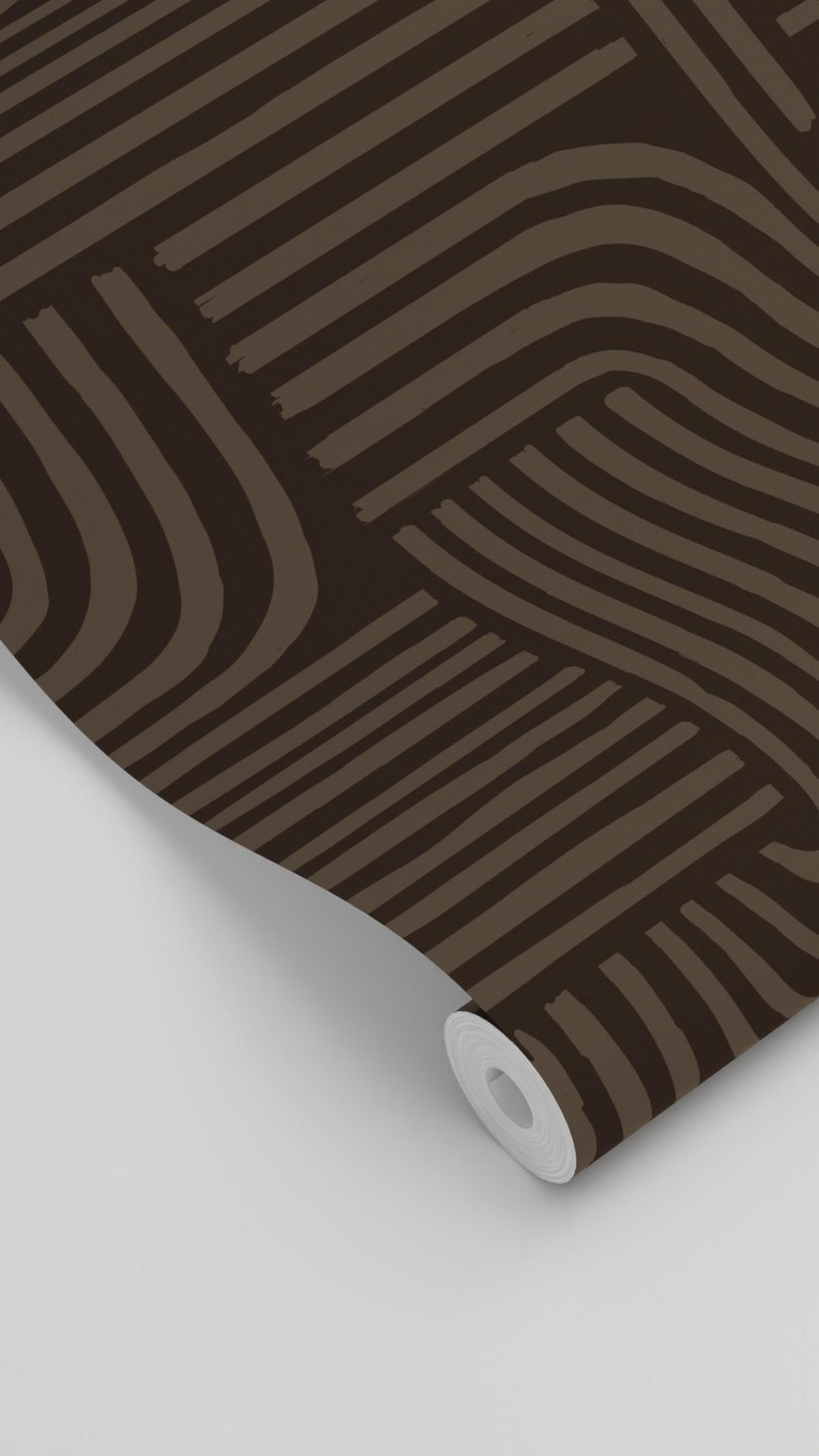TAPETE 3D-Muster 50 x 900 cm - Braun, Papier (50/900cm) - ESTAhome