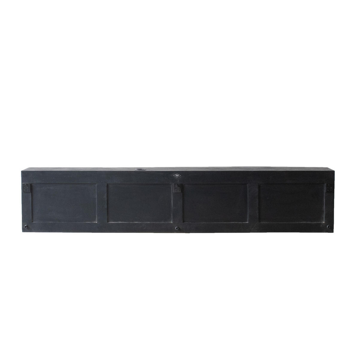 TV-MÖBEL schwebend 3-türig 200cm, schwarz - Schwarz, Metall (200/40/30cm) - Giga Meubel