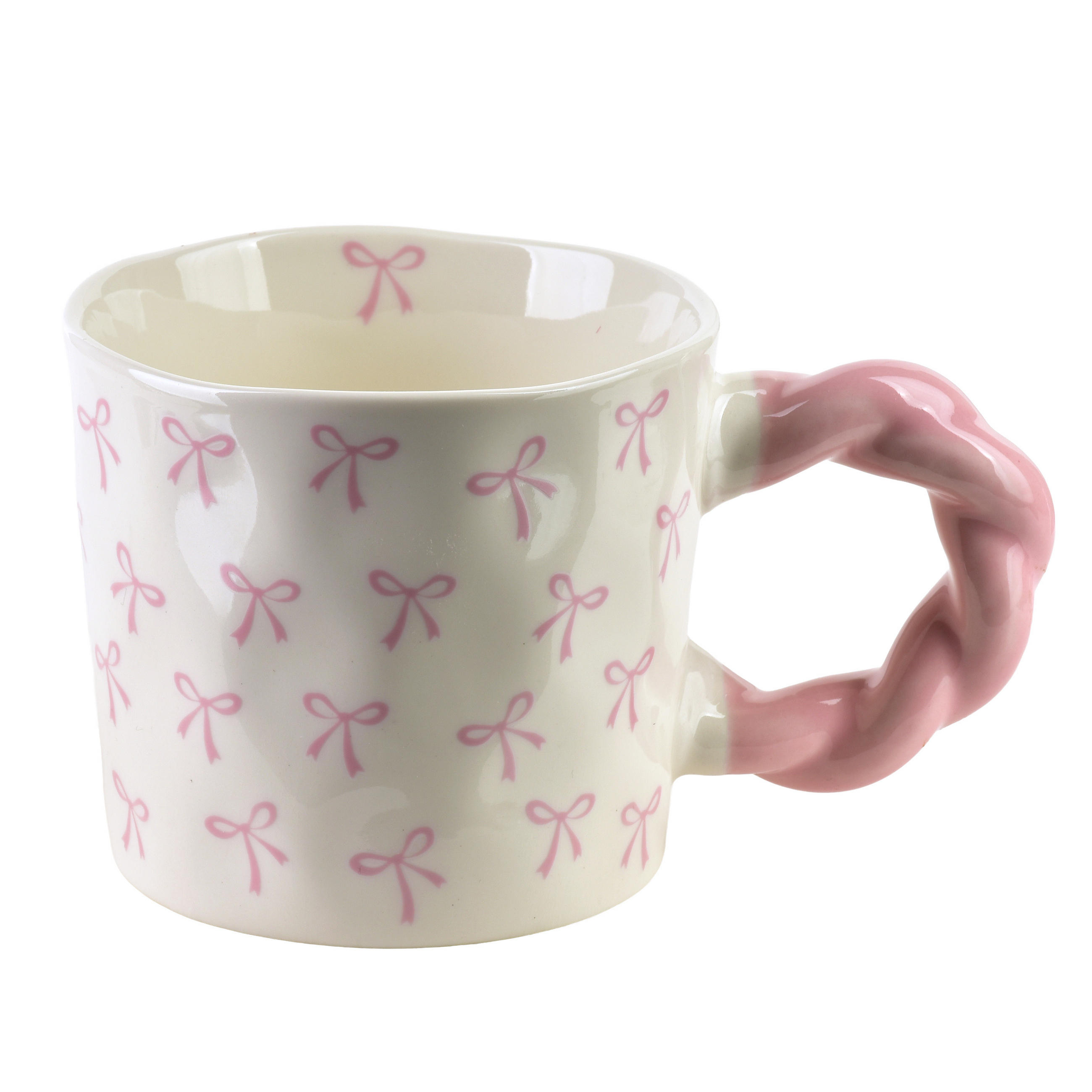 BECHER Maggie rosa 9/14/8 cm Porzellan - Rosa, Keramik (0.3L) - Mondex
