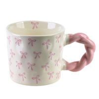 BECHER Maggie rosa 9/14/8 cm Porzellan - Rosa, Keramik (0.3L) - Mondex