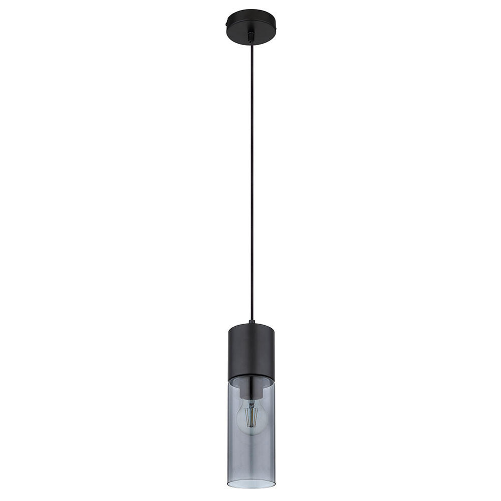 HÄNGELEUCHTE Metall Grau Rauchglas - Anthrazit, Glas (10/10/152.5cm) - Globo Lighting