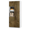 AKTENSCHRANK Amira T20 Eiche Ribbeck 180/80/40 cm - Alteiche, Holzwerkstoff (80/180/40cm) - SIMPLYFURN