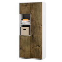 AKTENSCHRANK Amira T20 Eiche Ribbeck 180/80/40 cm - Alteiche, Holzwerkstoff (80/180/40cm) - SIMPLYFURN