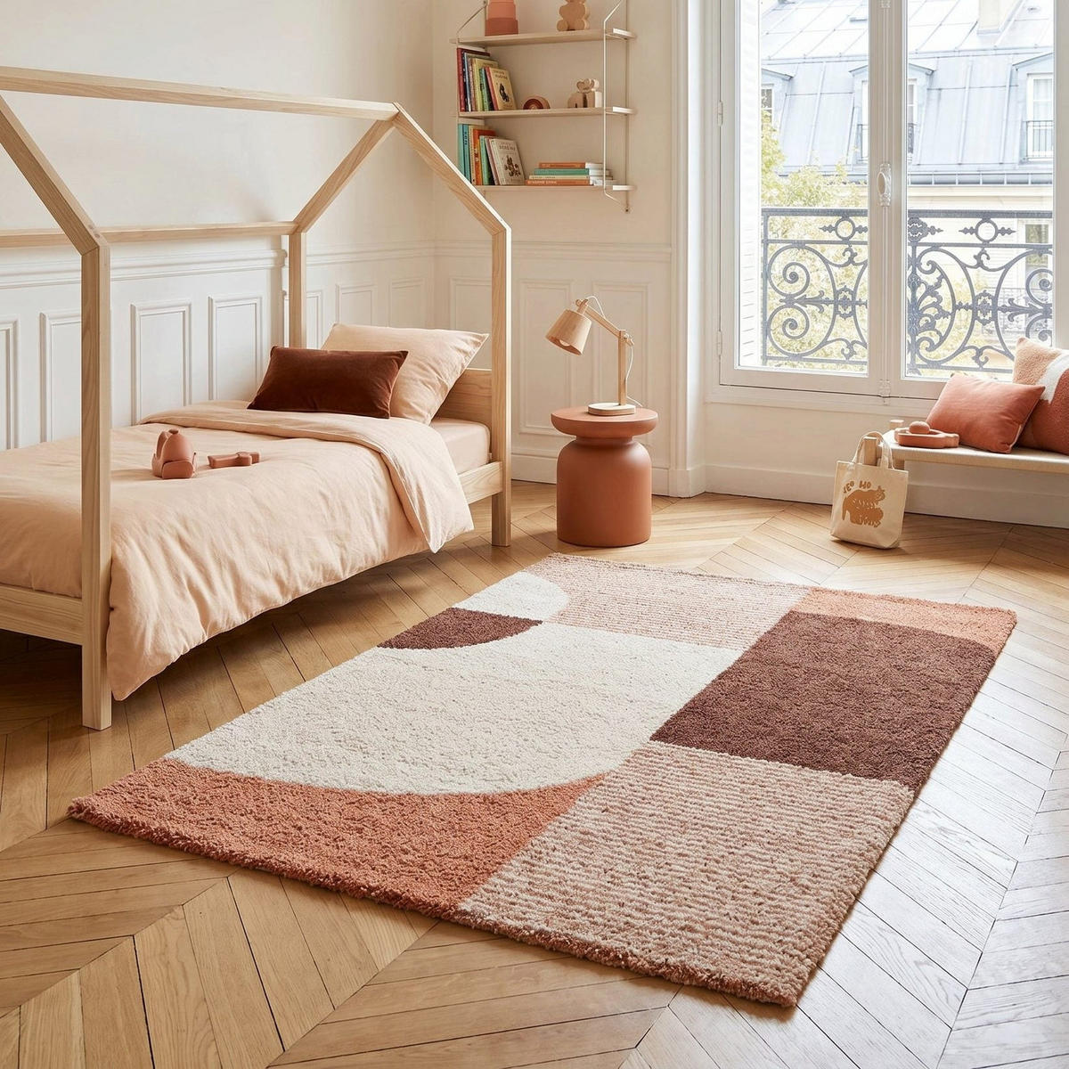 TEPPICH dicker und bequemer Shaggy rot - Rot, Textil (80/150cm) - AFK Living