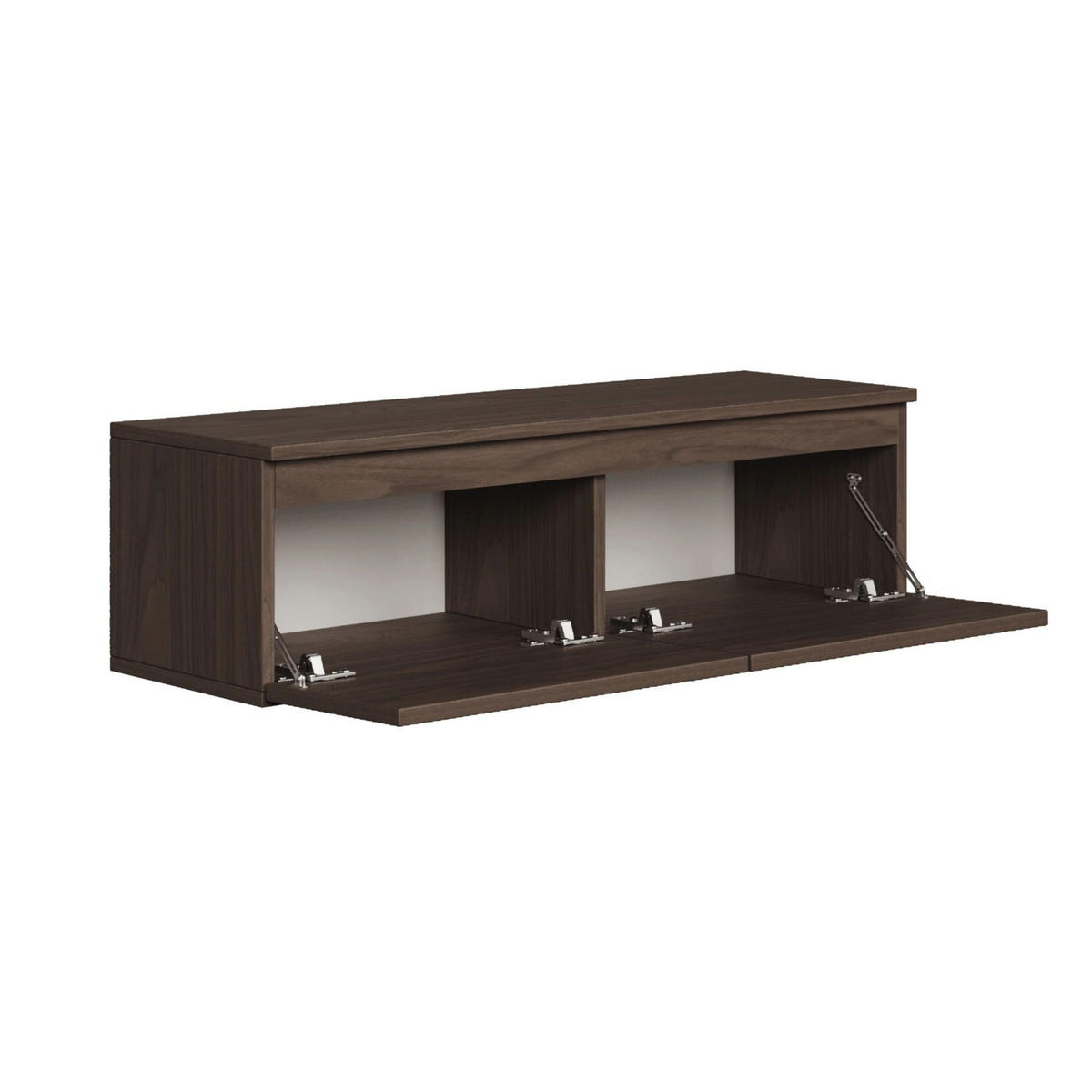 TV-LOWBOARD Bemmi Walnuss Wisconsin 100/28/32 cm - Dunkelbraun, Holzwerkstoff (100/28.4/31.8cm) - Selsey