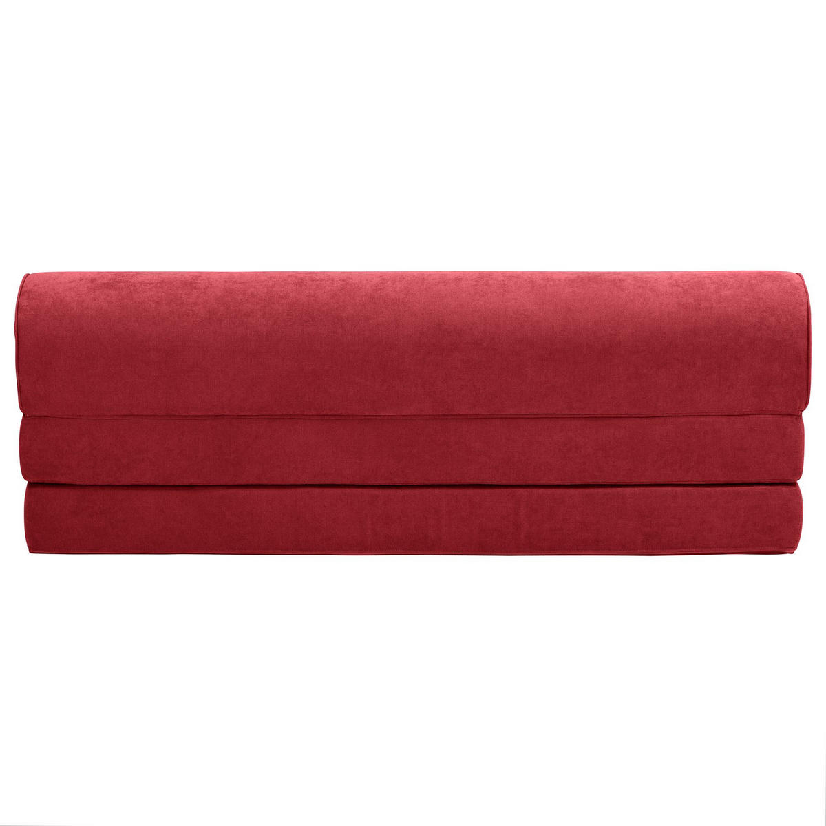 FALTSOFA Katusha Flachgewebe rot - Rot, Kunststoff (80/57/160cm) - 58aufmkessel