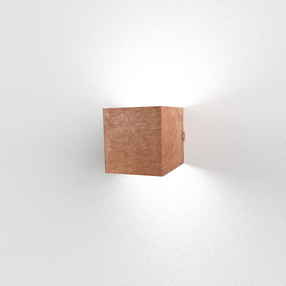 WANDLEUCHTE - Kupferfarben, Metall (10/10/10cm) - Lumicom